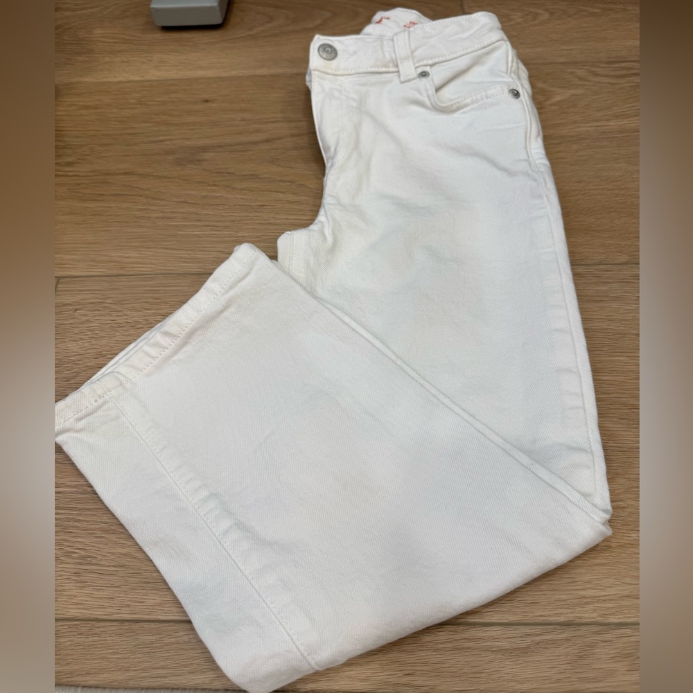 Cat & Jack girls white Jeans